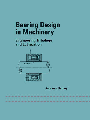 cover image of Bearing Design in Machinery